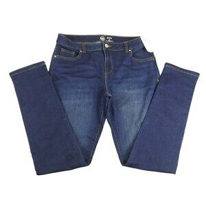 Wonder Nation Girls Skinny Jeans size 18 Adjustable Waist Dark Wash NWT  JH963